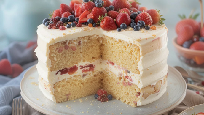 Cake with Fruit Recipes