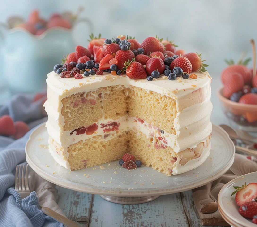 Cake with Fruit Recipes