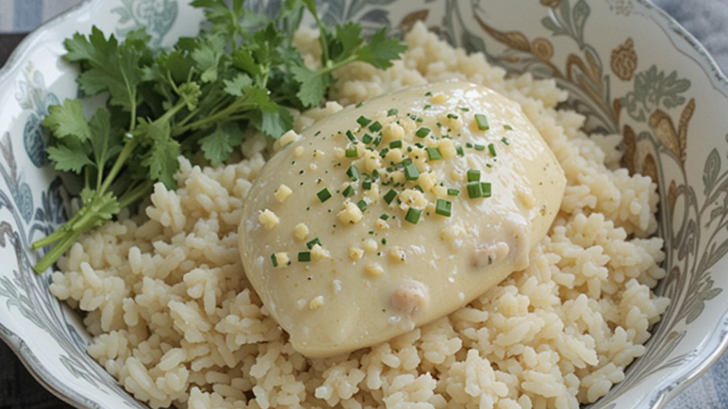 Creamy Smothered Chicken and Rice