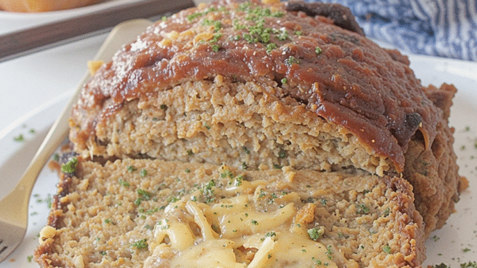 Mac 'N' Cheese-Stuffed Meatloaf